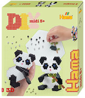 HAMA Midi B&uuml;gelperlen Set Panda 3D
